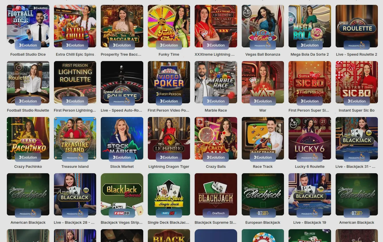 F1 Casino gry i bonusy